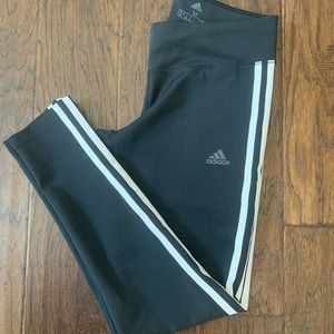 Adidas 3-stripe Climalite 7/8 leggings